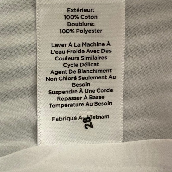 Talbots Blue and White Cotton Seersucker A-Line Skirt - NWT - Picture 5 of 6